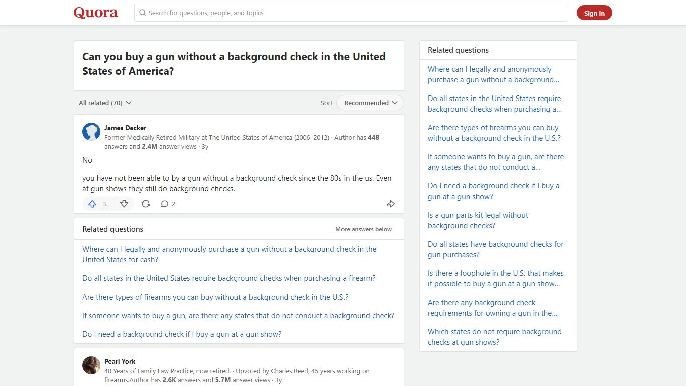 Can you buy a gun without a background check in the United ... - Quora